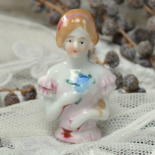 Vintage porseleinen halfdoll