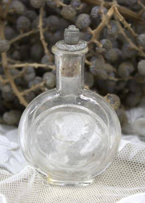 Vintage 4711 Horlogeflesje met Dop – Authentiek Echt Kölnisch Wasser Zakflacon – Retro Parfum Verzameling