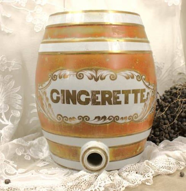 Antiek Engelse Gingertte(siroopdispencer)