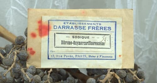 Vintage Franse verpakking natriumzout