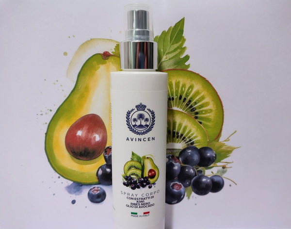 SPRAY CORPO KIWI RIBES NERO OLIO DI AVOCADO