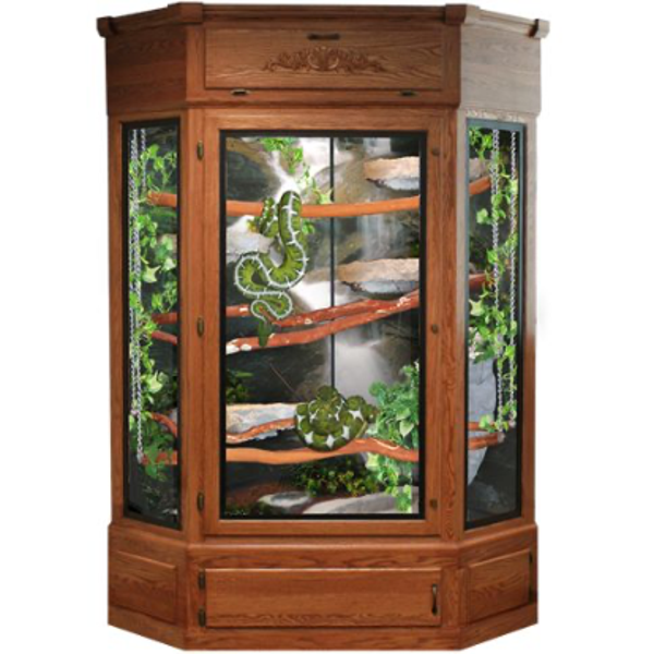MRC2 Reptile Cage 60″H x 35 1/4″(A) x 23 5/8″(B) x 48 1/2″(C)
