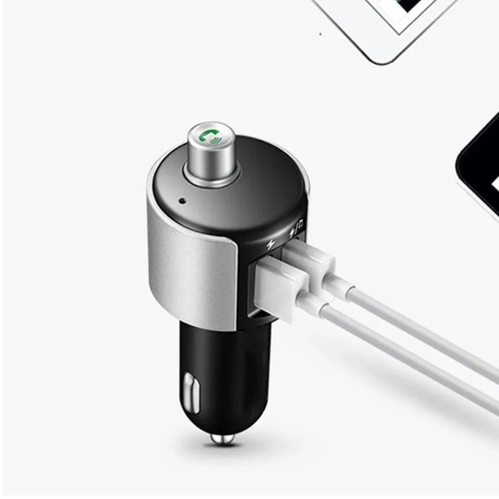 UNIQ Accessory Bluetooth MP3 FM Transmitter - Grijs- 8719273146958