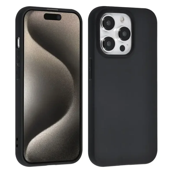 UNIQ Accessory iPhone 15 Pro TPU Back Cover hoesje - Zwart