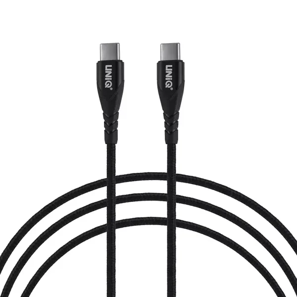 UNIQ Accessory Type-C naar Type-C Cable 100cm - Zwart