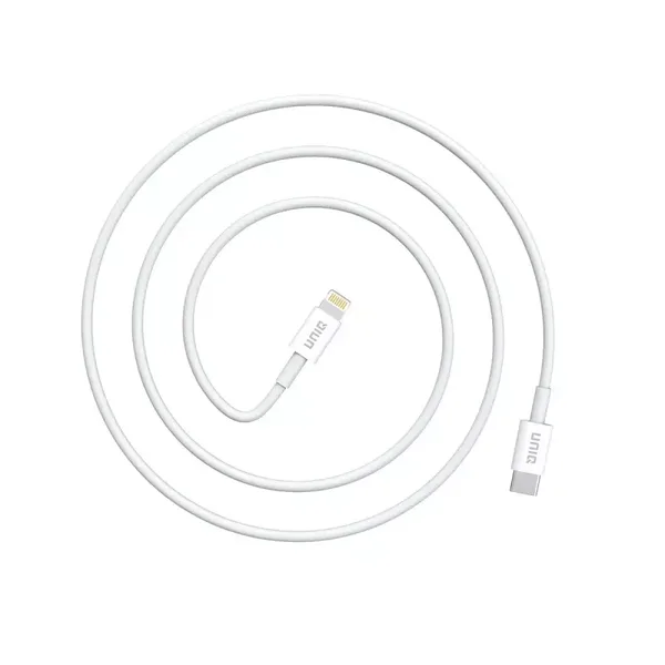 UNIQ Accessory Type-C naar Lightning Kabel - 100cm - Wit