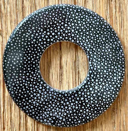 Tesshukendo Same Look  Tsuba schwarz
