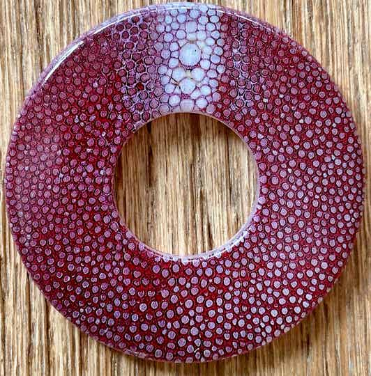 Tesshukendo Same Look  Tsuba rot