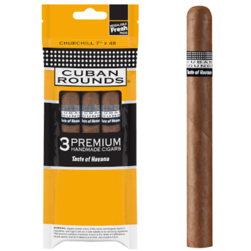 Cuban Rounds Churchill Natural "Sealed Fresh" 8ct. 7.00X48