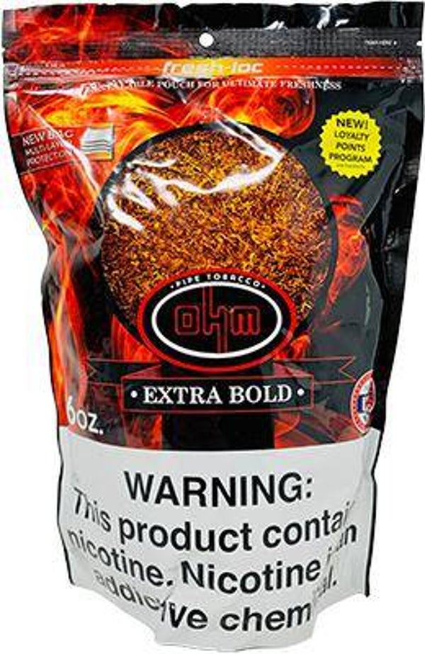 16oz OHM Extra Bold Pipe Tobacco