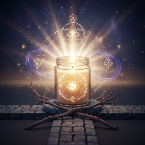 🕯 Crossroads Protection Candle – Remove Negative Energy & Protect Your Aura