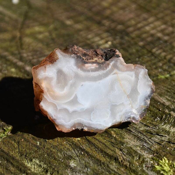 Agaat natuurlijk half gepolijst 0-50 gram