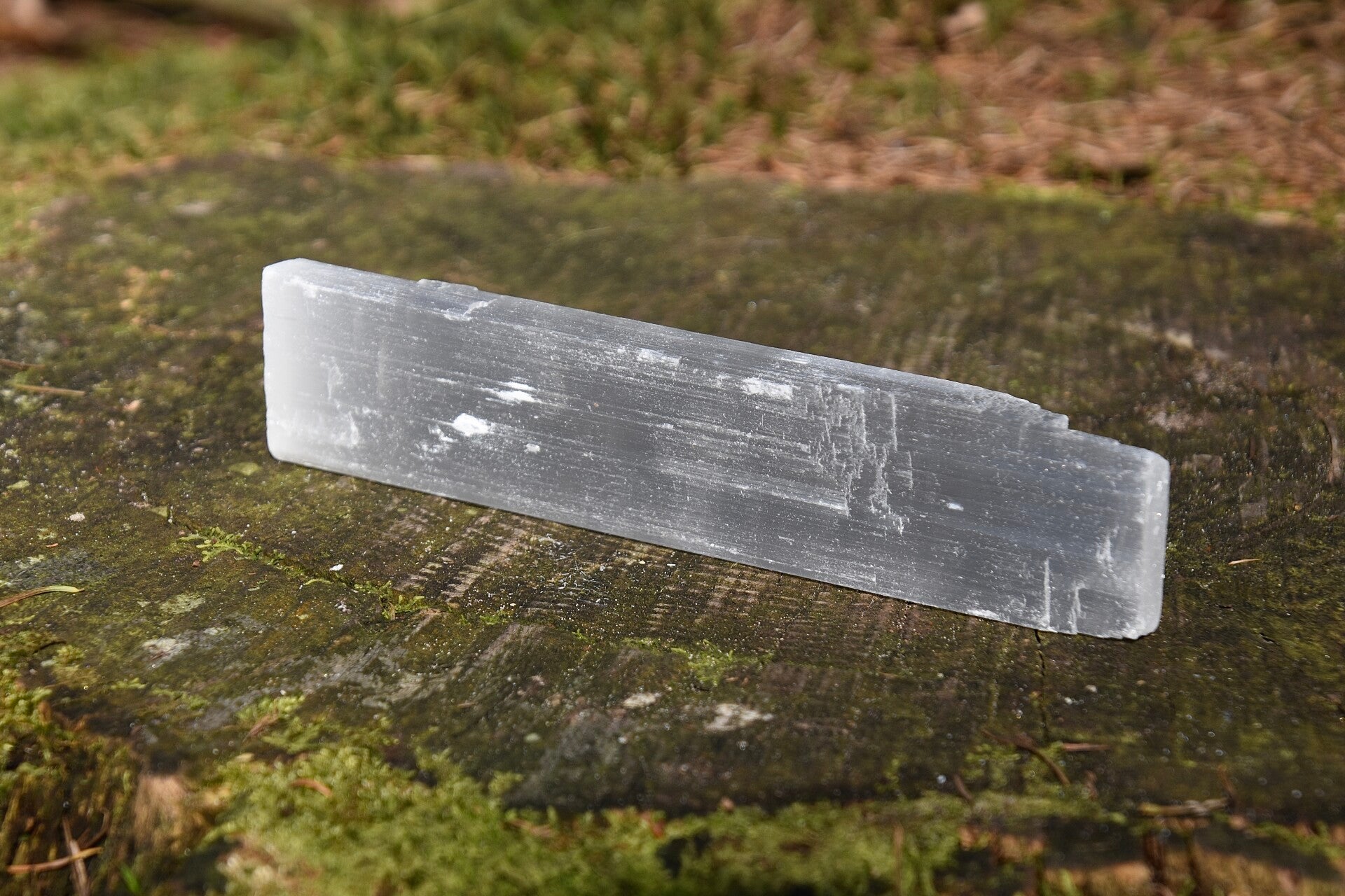 Seleniet oplaadsteen ruw (plankje 19-20 cm)