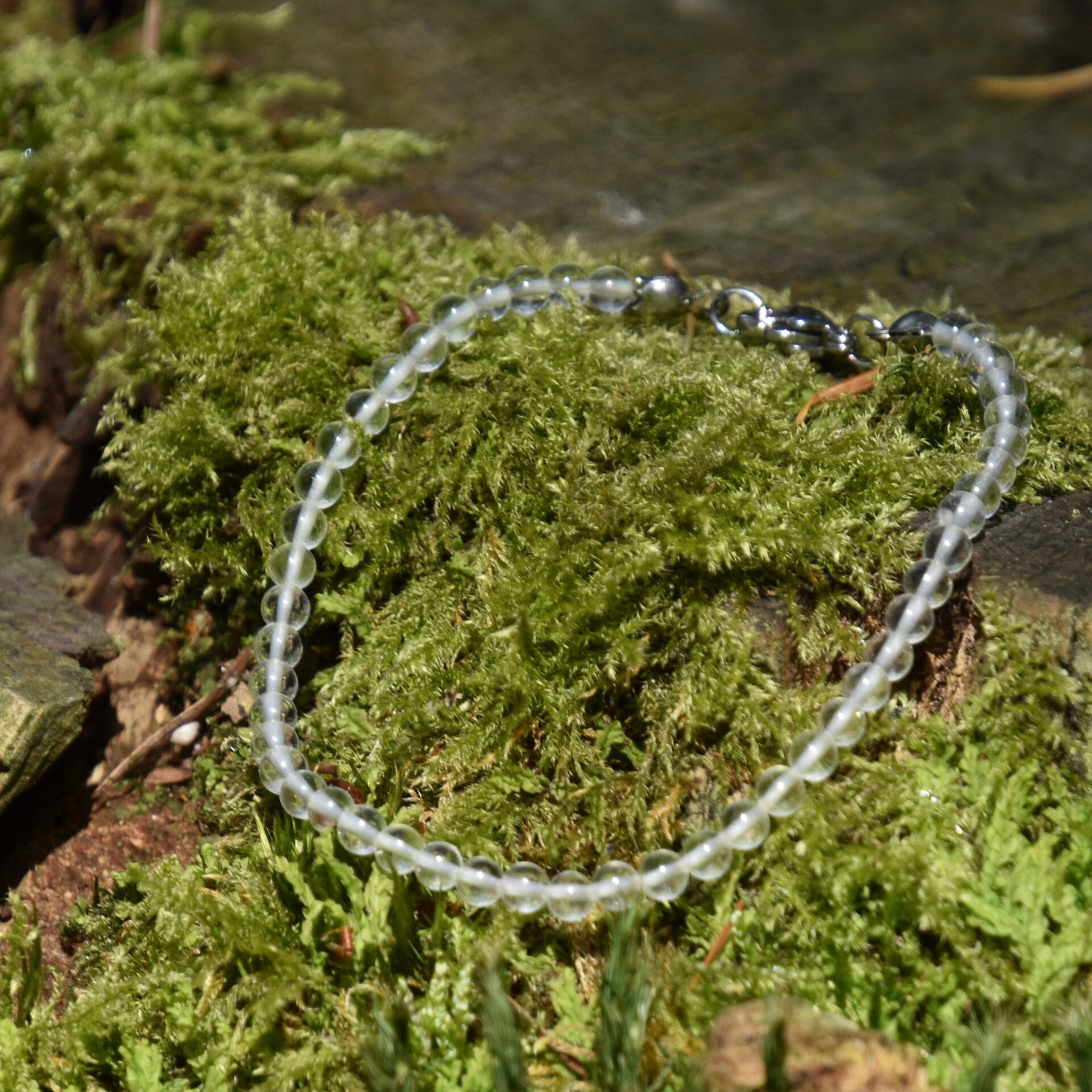 Bergkristal kralenarmband
