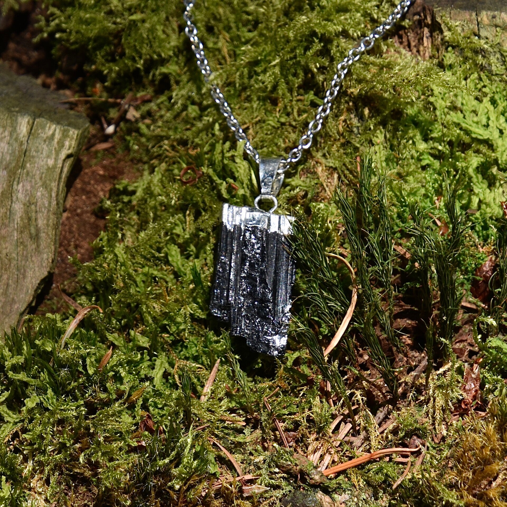 Ruwe Tourmalijn ketting