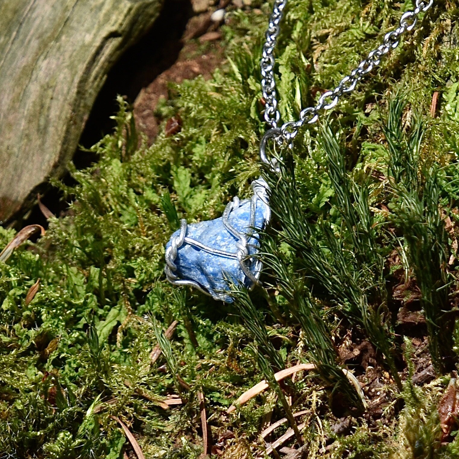 Ruwe Lapis Lazuli ketting