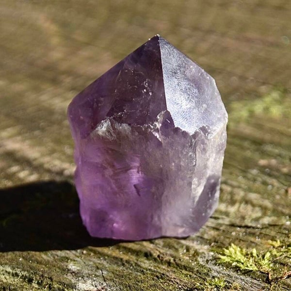 Amethist punt ruw 4-6 cm