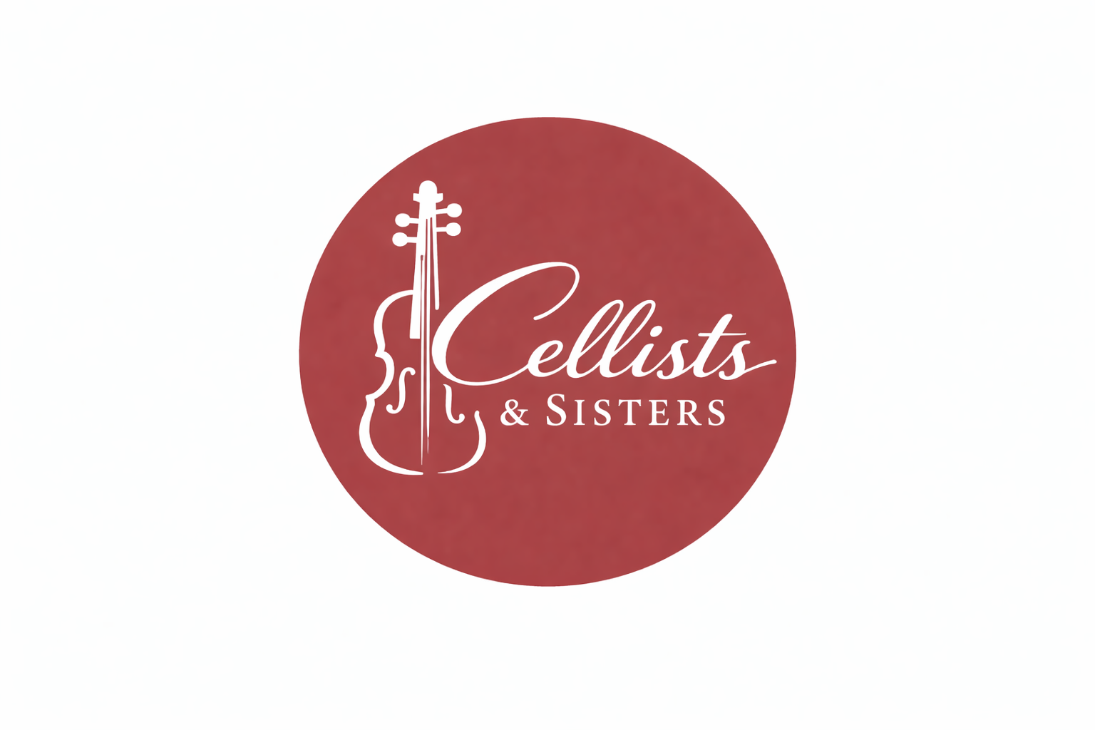 Logo du groupe Cellists & Sisters duo de femmes violoncelles qui se produits lors d'événemernts pour les mariages