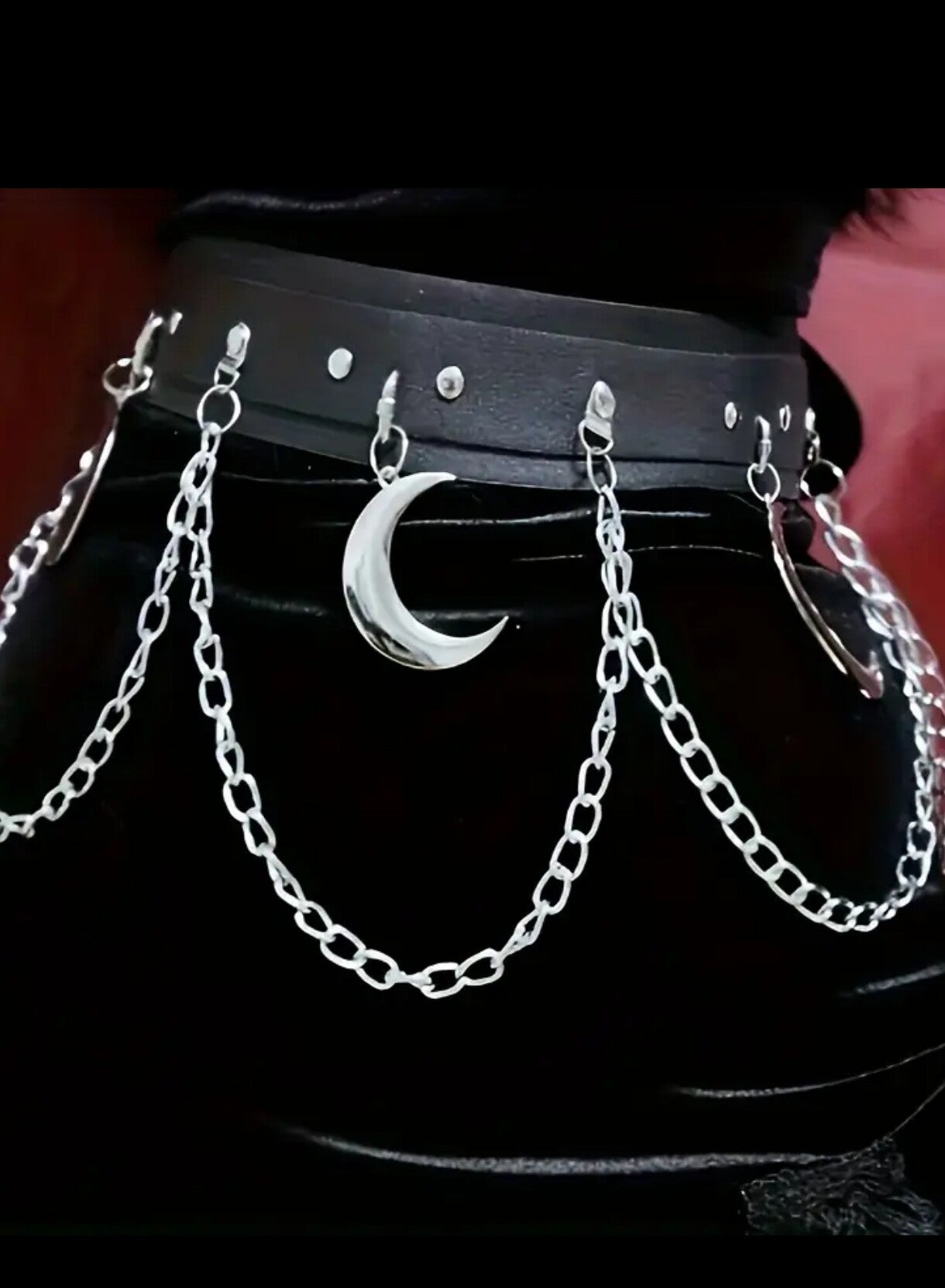 ceinture lune gothique