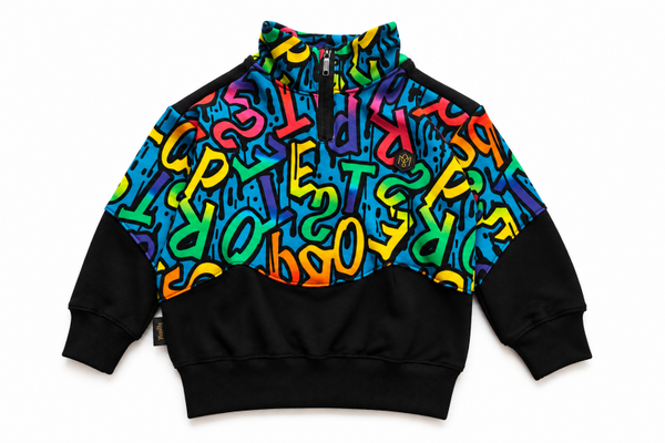 Urban Chaos Half-Zip Sweater