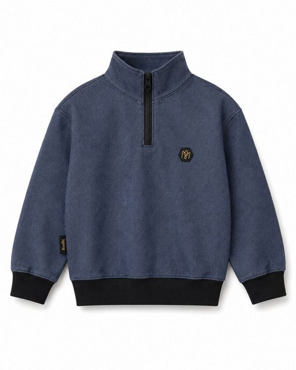 Shift Denim Half-zip