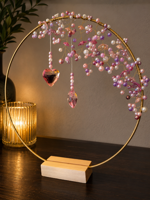 Sun catcher pink love