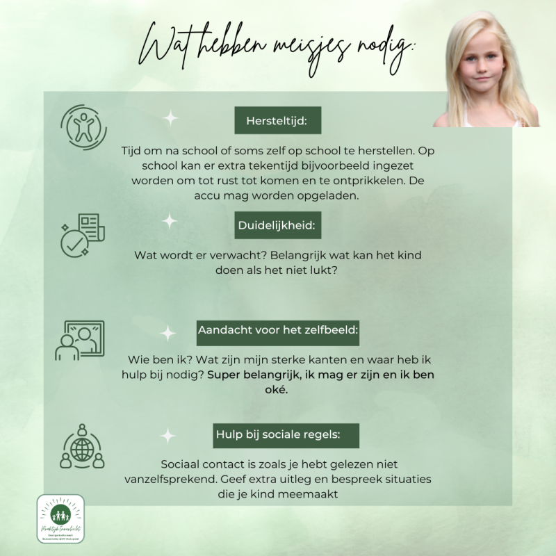 Autisme bij meisjes aanpak