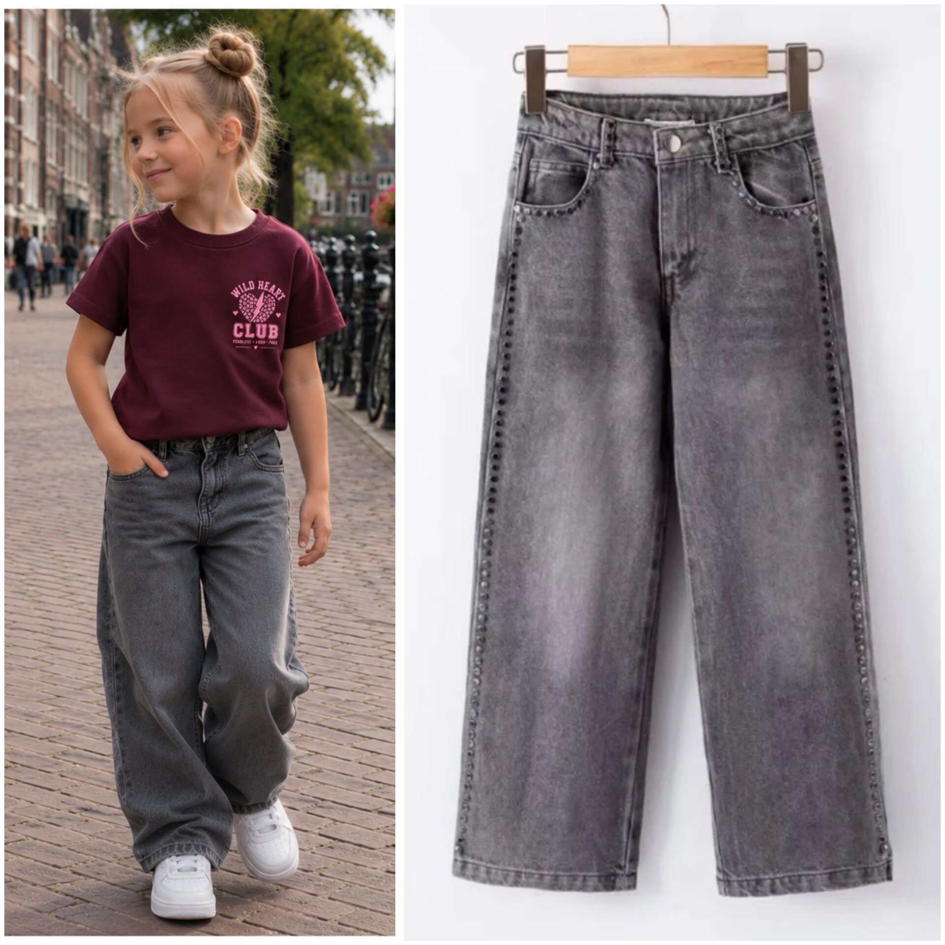 Jeans Grijs
