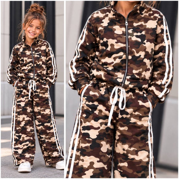 Comfy set ARMY )bruin) VERZENDDATUM 28-10-26