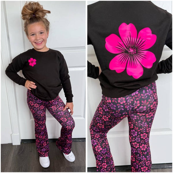 Trui fuchia Flower 🩷