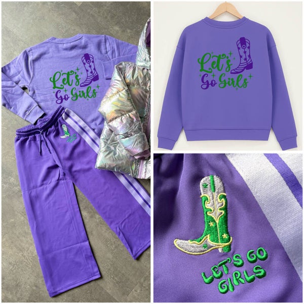 Trui Lets Go Girls 💜💚
