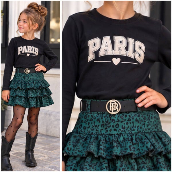 Longsleeve PARIS (zwart)