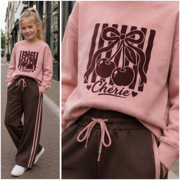 Sweater CHÉRIE (nuderoze/Bruin)