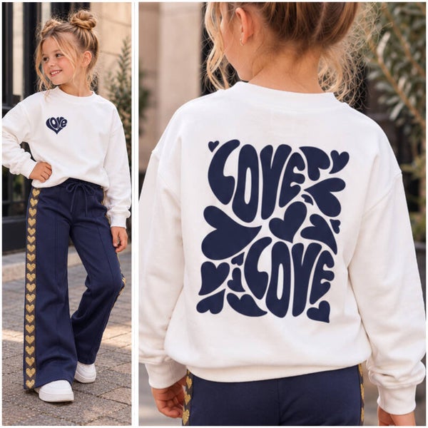 Sweater LOVE (WIT/NAVY)