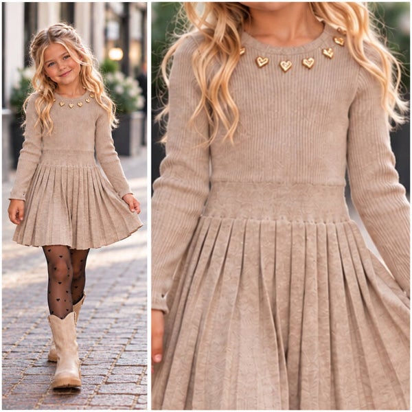 ISABEL Dress (beige) VERZENDDATUM 6/10/26