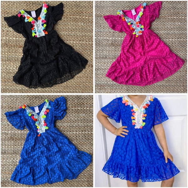 IBIZA jurkje 💙🩷🖤