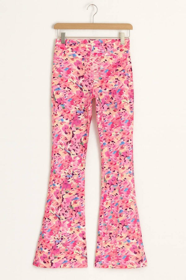 Flared colourful Flower Roze 🩷