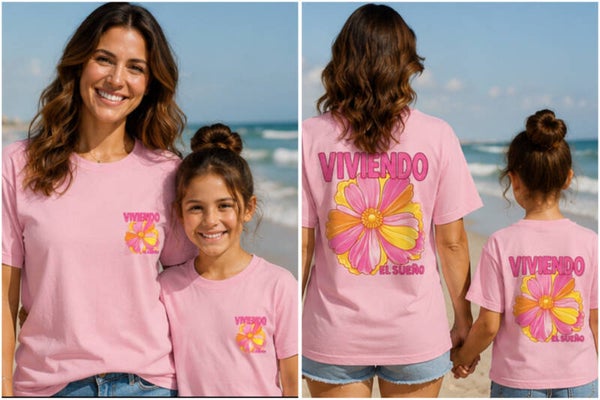 T-shirt VIVIENDO EL SUEÑO 🩷
