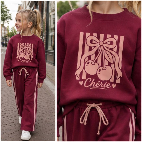 Sweater CHÉRIE (Bordeau/Rosé)