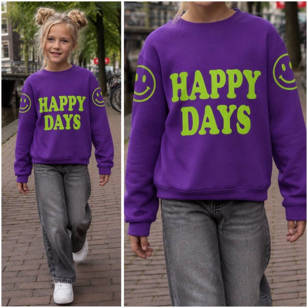 Sweater HAPPY DAYS 💜💚