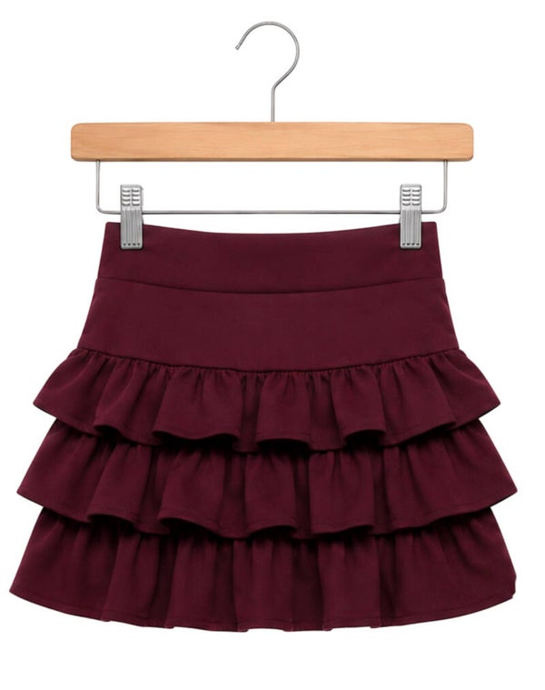 Rokje MARLY (bordeaux rood)   Pre order 20/8