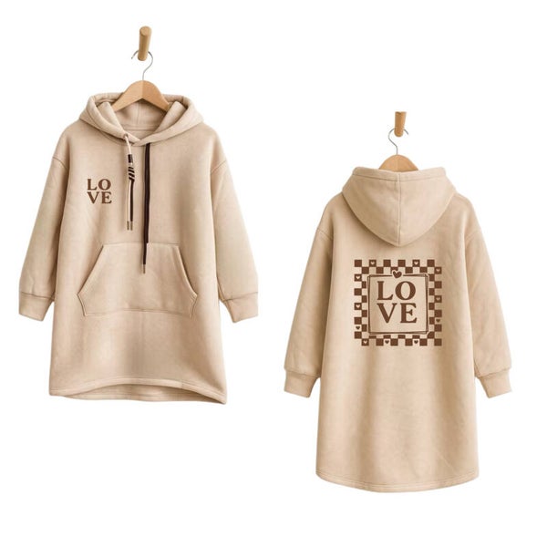 Sweaterdress Beige/brown 🤎 PRE-ORDER  verzenddatum 21-11