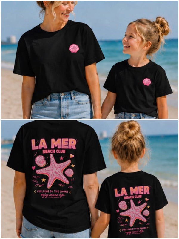 T-Shirt LE MER 🐚🖤
