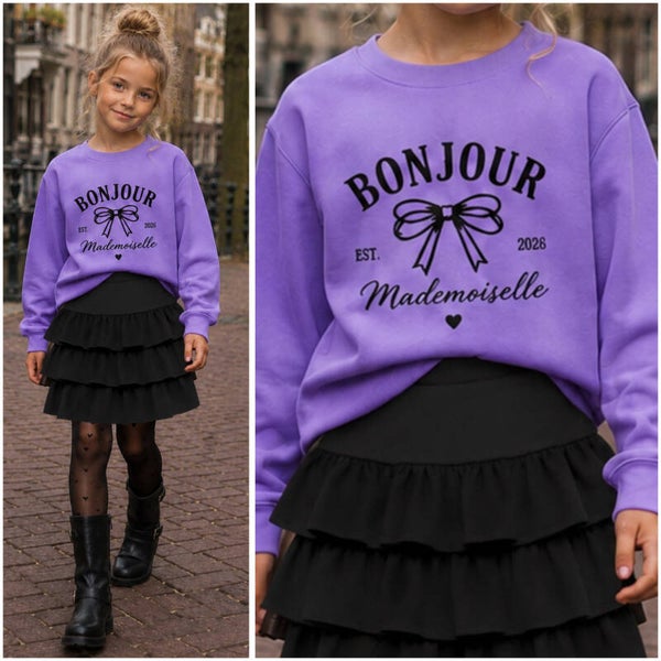 Sweater BONJOUR 🎀💜