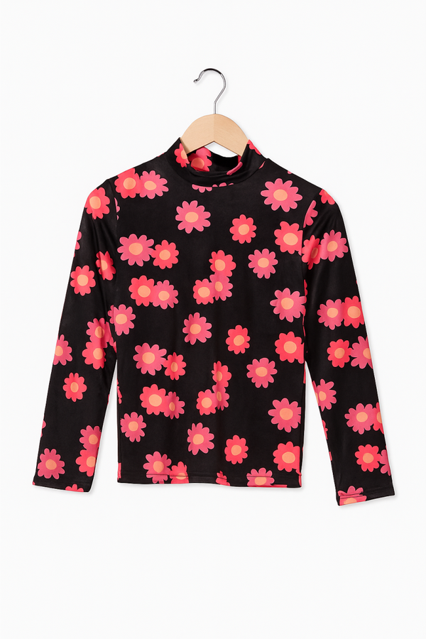 Longsleeve bloemen VELVET