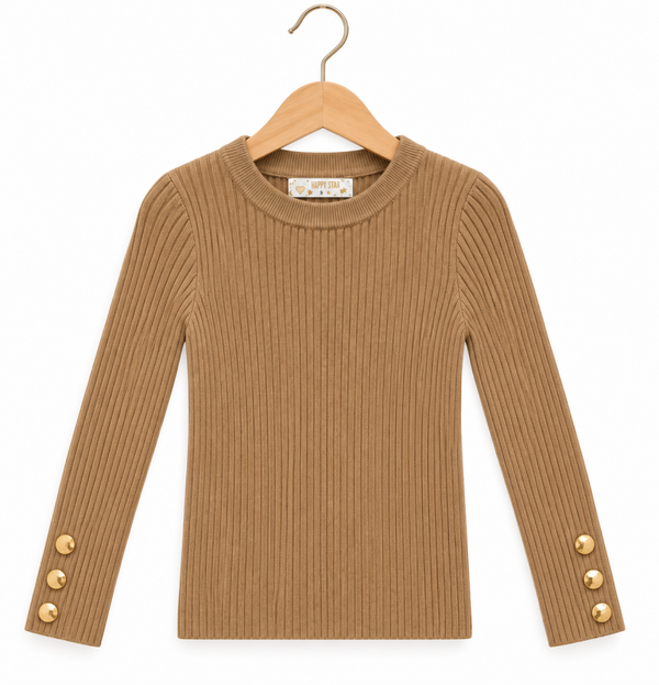 Longsleeve BASIC (beige) VERZENDDATUM 25/09/26