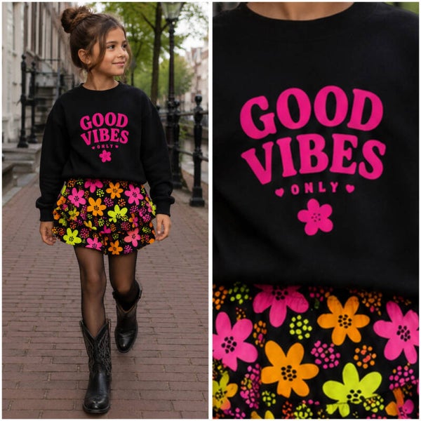 Sweater GOODVIBES 🖤🩷