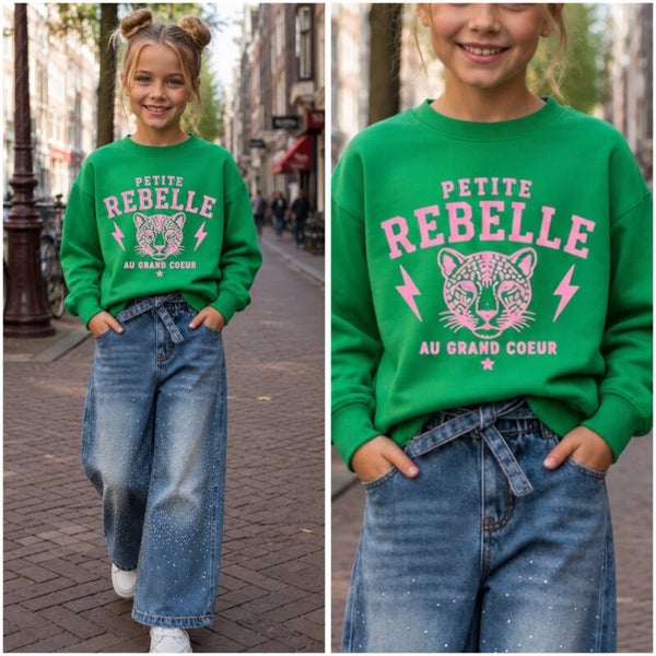 Sweater Petite Rebelle (GROEN)