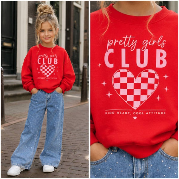 Sweater PRETTY GIRLS CLUB ❤️🩷