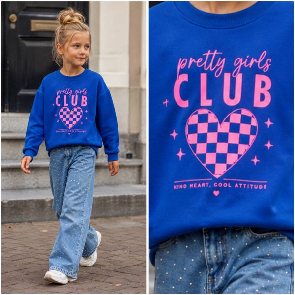 Sweater PRETTY GIRLS CLUB 💙🩷